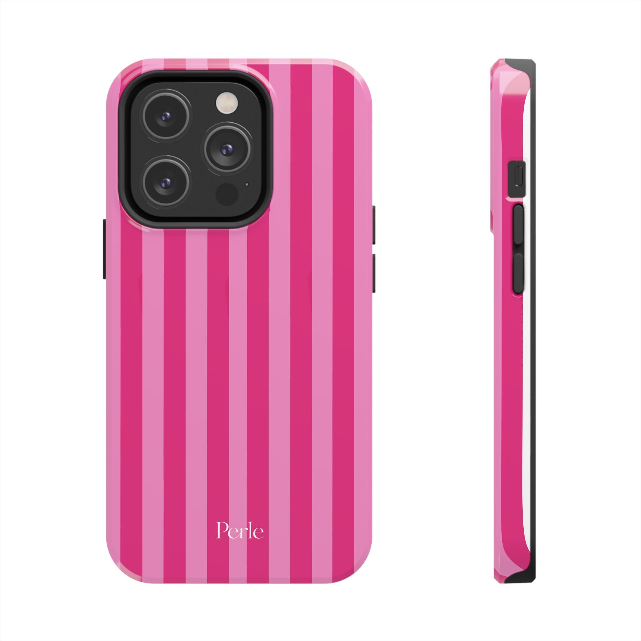 Bubblegum Striped Phone Case
