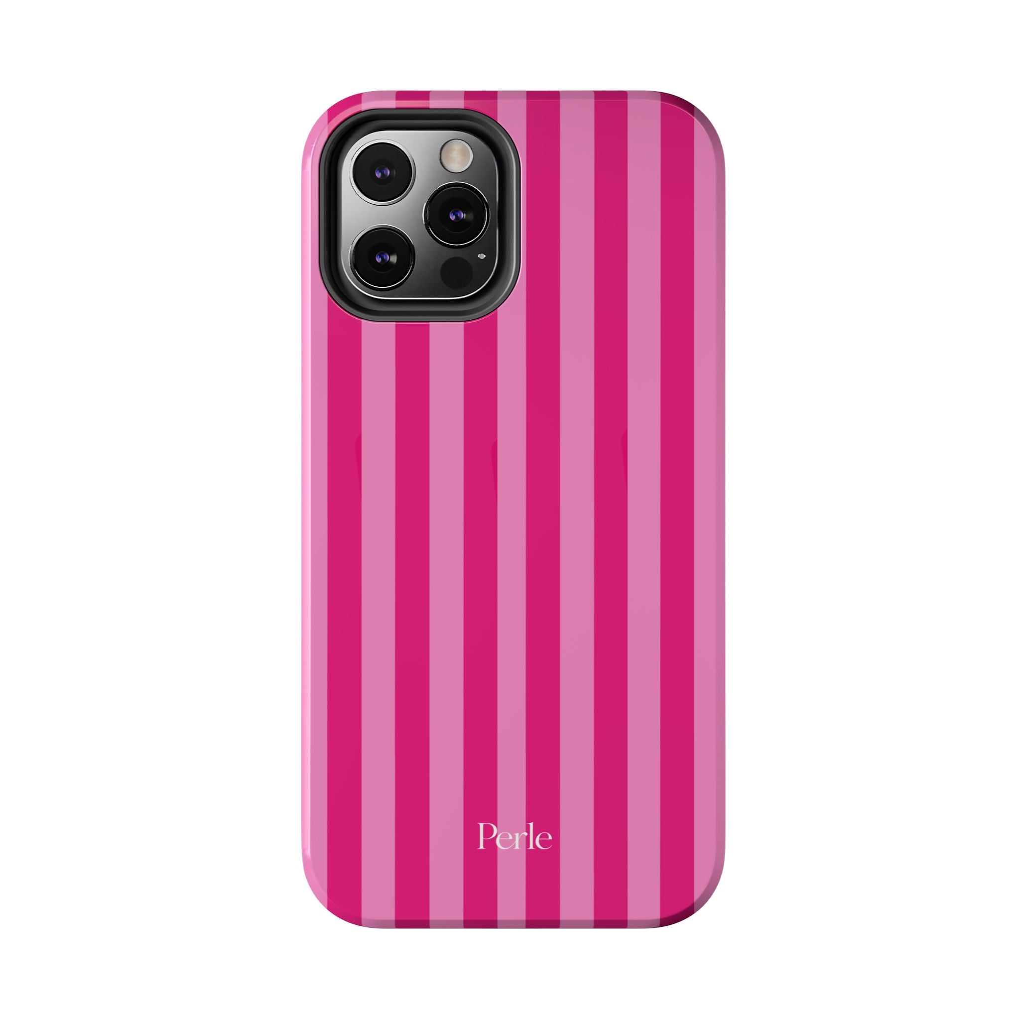 Bubblegum Striped Phone Case